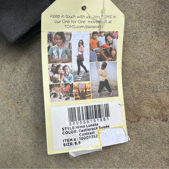 Toms Boots Women’s 6.5 Lunata Suede Leather Gray Heeled Booties NWT - Picture 9 of 9